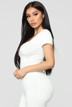Load image into Gallery viewer, Joyce Crop Tee - White
