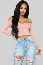 Load image into Gallery viewer, Talk That Talk Off Shoulder Top - Mauve
