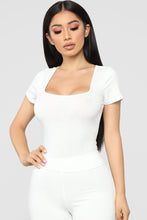 Load image into Gallery viewer, Joyce Crop Tee - White
