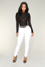 Load image into Gallery viewer, In My Feelings Embroidered Bodysuit - Black
