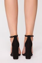 Load image into Gallery viewer, That One Strap Heels - Black
