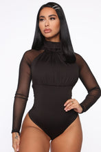 Load image into Gallery viewer, Giving You A Chance Bodysuit - Black
