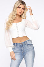 Load image into Gallery viewer, Hooked On Your Love Top - Off White
