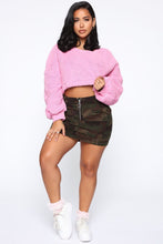 Load image into Gallery viewer, Cozy Thoughts Sherpa Pullover - Pink
