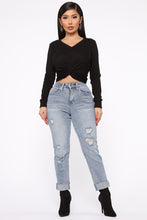 Load image into Gallery viewer, A Lot For Love Sweater Top - Black
