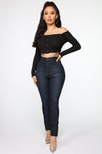 Load image into Gallery viewer, Jackey Off Shoulder Top - Black
