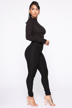 Load image into Gallery viewer, Crossed The Line With Me Knit Top - Black
