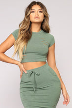 Load image into Gallery viewer, Casual Lover Top - Dark Green
