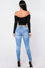 Load image into Gallery viewer, Talk That Talk Off Shoulder Top - Black
