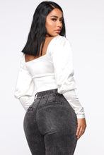 Load image into Gallery viewer, Leave You Wanting More Crop Top - White
