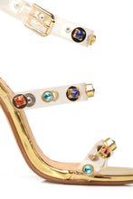 Load image into Gallery viewer, We'll See About That Heeled Sandal - Gold
