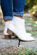 Load image into Gallery viewer, Helping Hand White Heeled Booties
