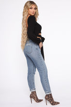 Load image into Gallery viewer, No Tie To Waist Ribbed Top - Black

