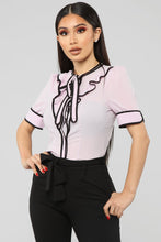 Load image into Gallery viewer, Keep It Professional Top - Lavender/Black

