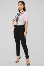 Load image into Gallery viewer, Keep It Professional Top - Lavender/Black
