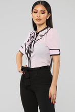 Load image into Gallery viewer, Keep It Professional Top - Lavender/Black

