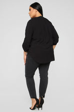 Load image into Gallery viewer, Essential V Neck Shirt - Black
