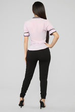 Load image into Gallery viewer, Keep It Professional Top - Lavender/Black

