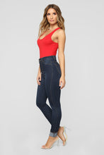 Load image into Gallery viewer, Davina Basic Tank Bodysuit - Red
