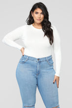 Load image into Gallery viewer, Running To You Long Sleeve Bodysuit - Ivory
