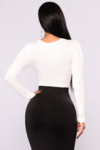 Load image into Gallery viewer, Running To You Long Sleeve Bodysuit - Ivory
