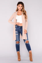 Load image into Gallery viewer, Nita Ribbed Cardigan - Desert
