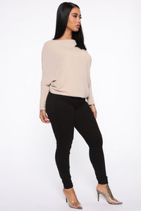 Always About It Top - Taupe