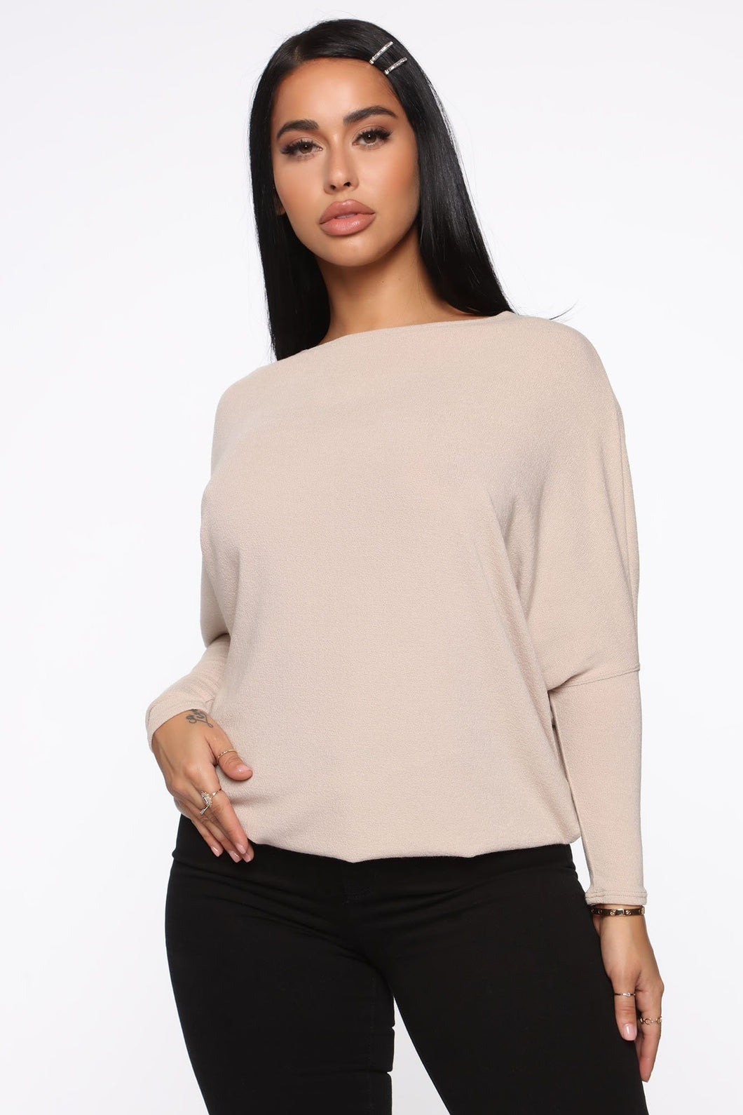Always About It Top - Taupe