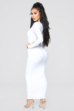 Load image into Gallery viewer, Louise V Neck Bodysuit - White
