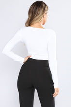 Load image into Gallery viewer, Louise V Neck Bodysuit - White

