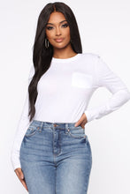 Load image into Gallery viewer, Classic Crewneck Pocket Tee - White
