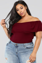 Load image into Gallery viewer, Happy Hour Bodysuit - Burgundy
