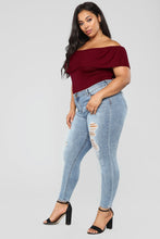 Load image into Gallery viewer, Happy Hour Bodysuit - Burgundy
