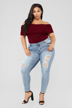 Load image into Gallery viewer, Happy Hour Bodysuit - Burgundy
