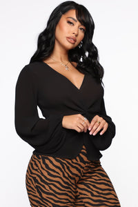 Always Down For Whatever Top - Black