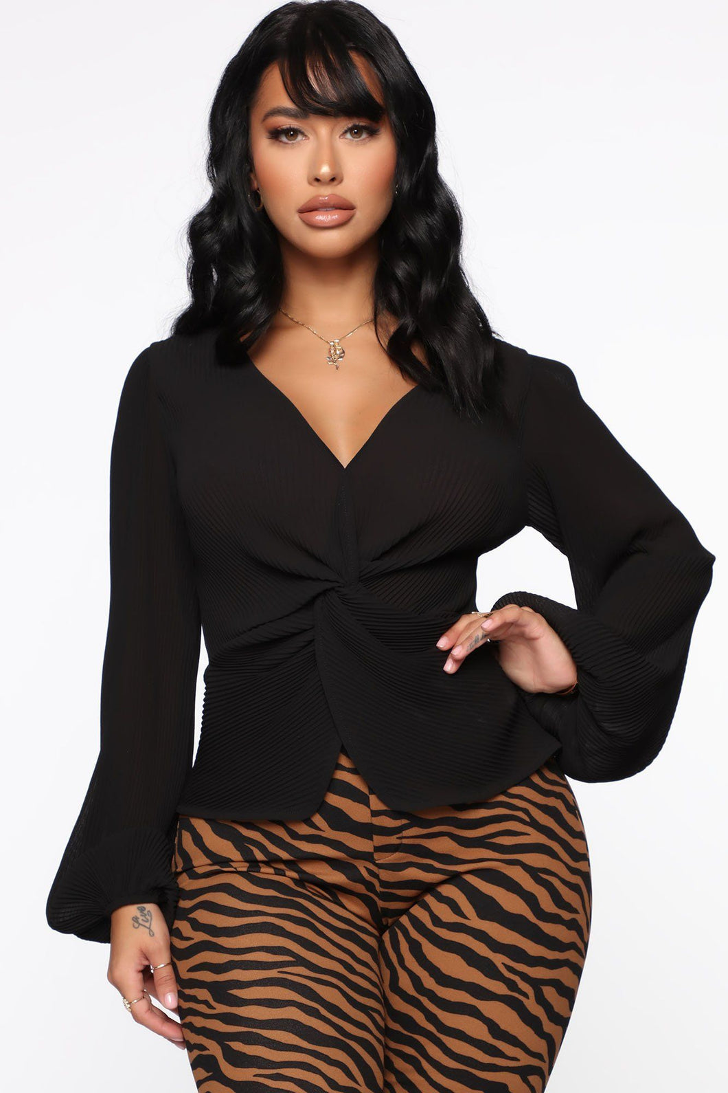 Always Down For Whatever Top - Black