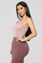 Load image into Gallery viewer, Davina Basic Tank Bodysuit - Mauve
