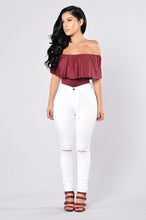 Load image into Gallery viewer, Happy Hour Bodysuit - Burgundy
