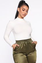 Load image into Gallery viewer, Always Your Type Ribbed Bodysuit - Off White
