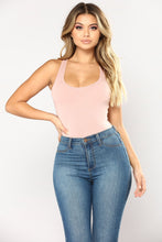 Load image into Gallery viewer, Davina Basic Tank Bodysuit - Mauve
