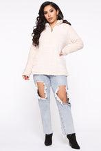 Load image into Gallery viewer, Feel So Cozy Sherpa Pullover - Oatmeal
