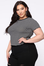 Load image into Gallery viewer, You Need Me Crop Top - Black/White

