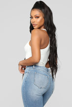 Load image into Gallery viewer, Davina Basic Tank Bodysuit - White
