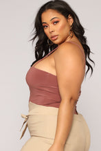 Load image into Gallery viewer, Square Bodysuit - Red Brown
