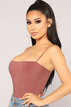 Load image into Gallery viewer, Square Bodysuit - Red Brown

