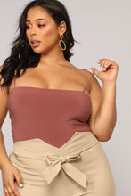 Load image into Gallery viewer, Square Bodysuit - Red Brown
