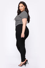 Load image into Gallery viewer, You Need Me Crop Top - Black/White
