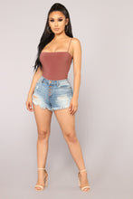 Load image into Gallery viewer, Square Bodysuit - Red Brown

