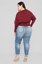 Load image into Gallery viewer, Off With His Head Top - Burgundy
