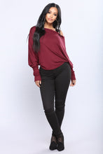 Load image into Gallery viewer, Off With His Head Top - Burgundy

